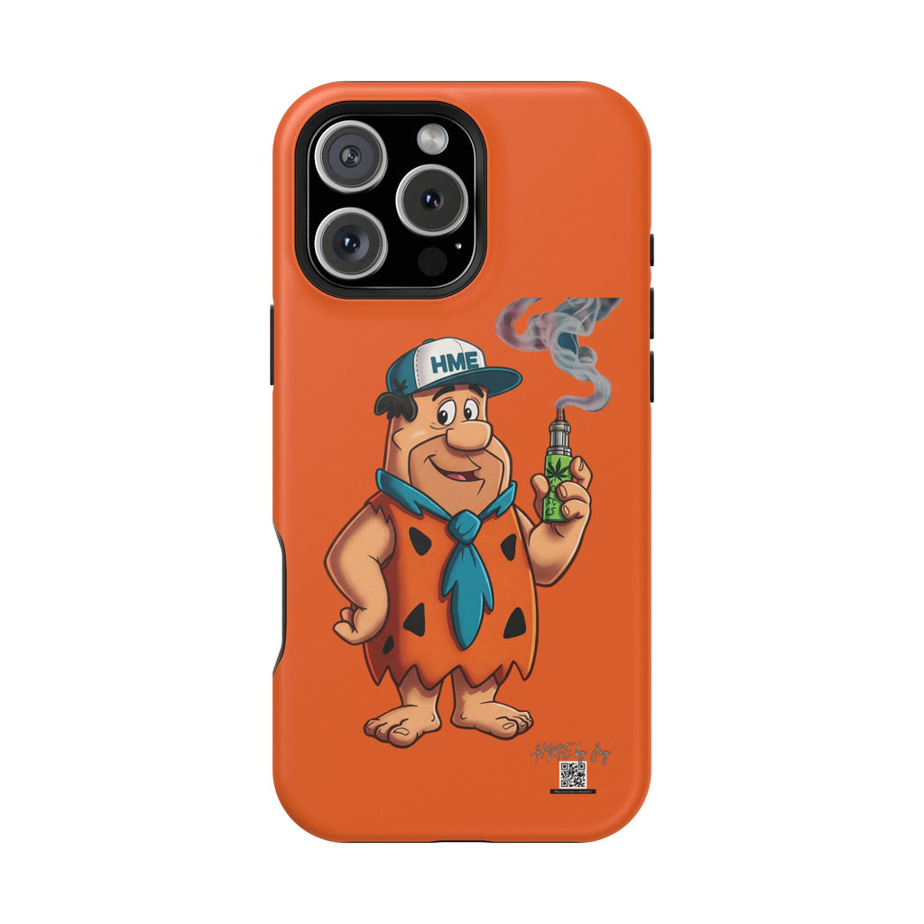 Phone Case - 420 Fred Flintstone with his THC Vape Pen Design