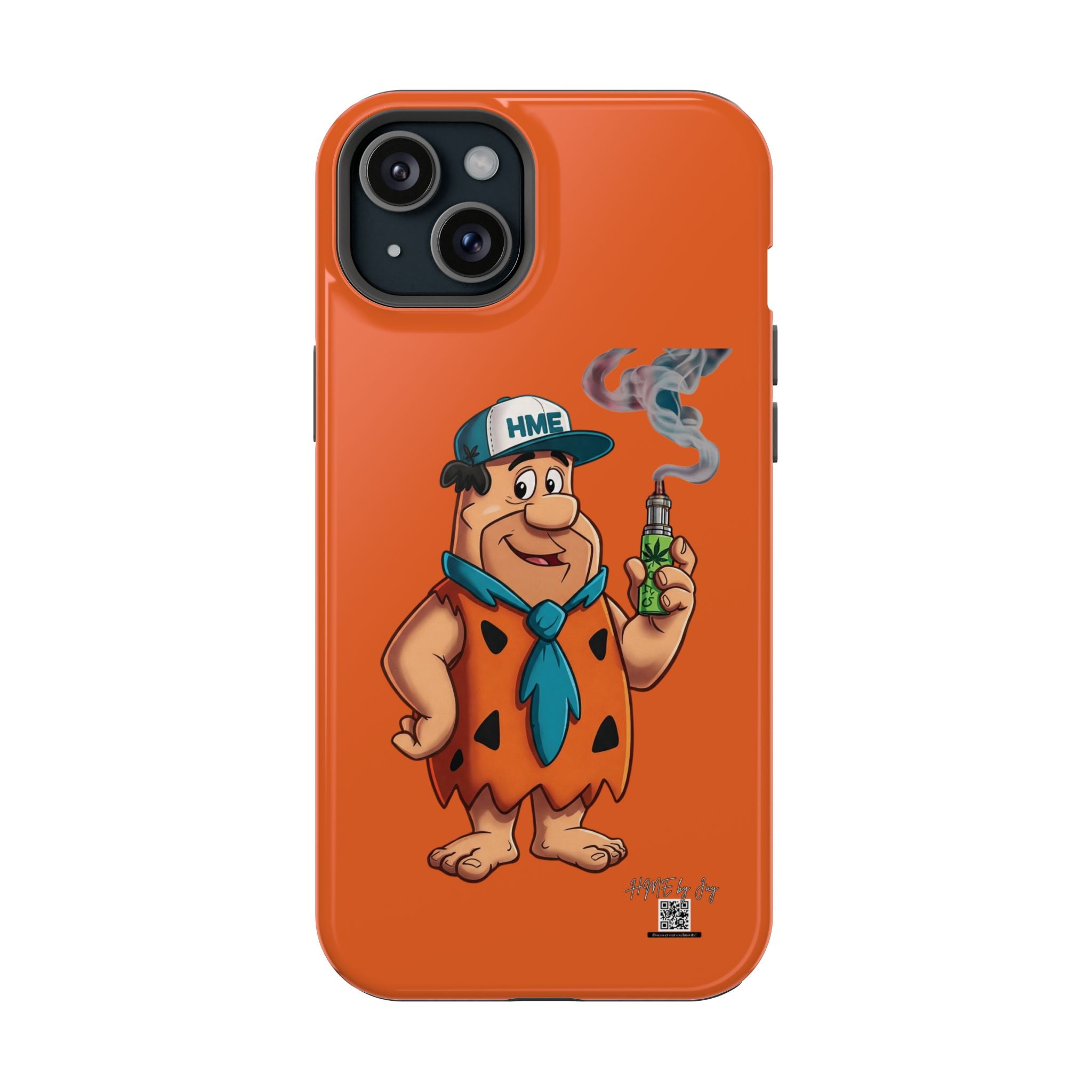 Phone Case - 420 Fred Flintstone with his THC Vape Pen Design