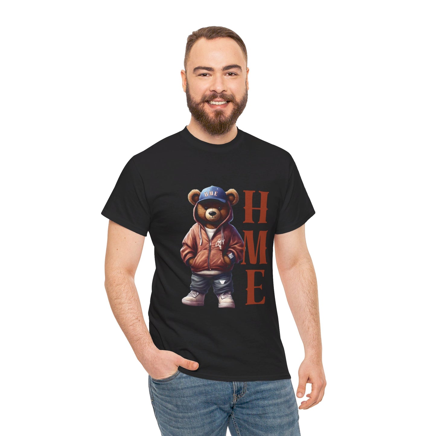 HME Bear Logo Collection Unisex Heavy Cotton Tee