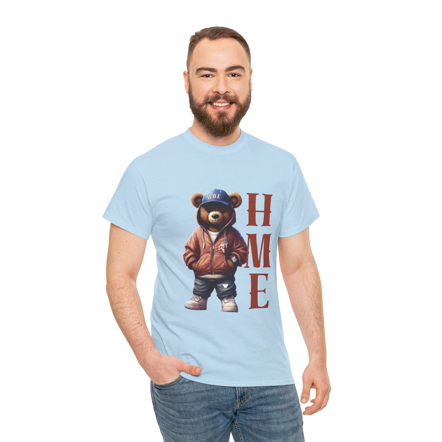 HME Bear Logo Collection Unisex Heavy Cotton Tee