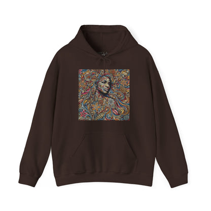 Hooded Sweatshirt - Ahnye’s Melanin Collection'Don't Let External Distractions Overshadow The Beauty Within' by HME