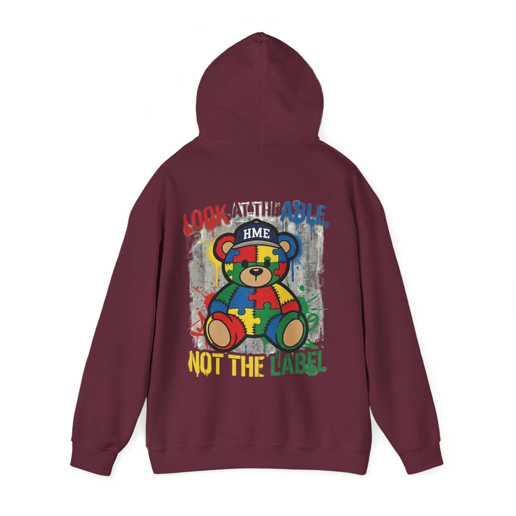 Look at the Able Not the Label – Autism Awareness Hoodie