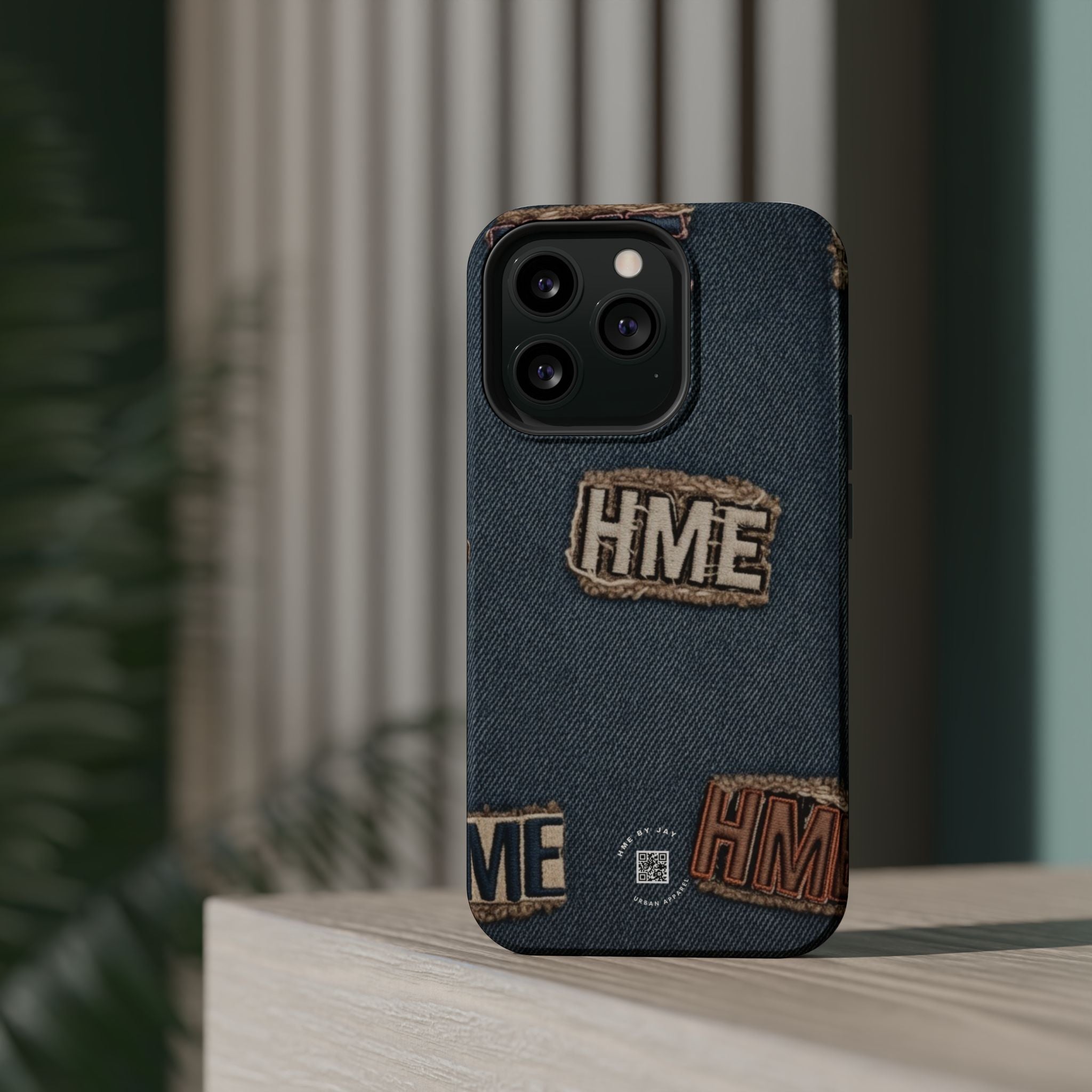 Denim HME Magnetic Impact-Resistant Case