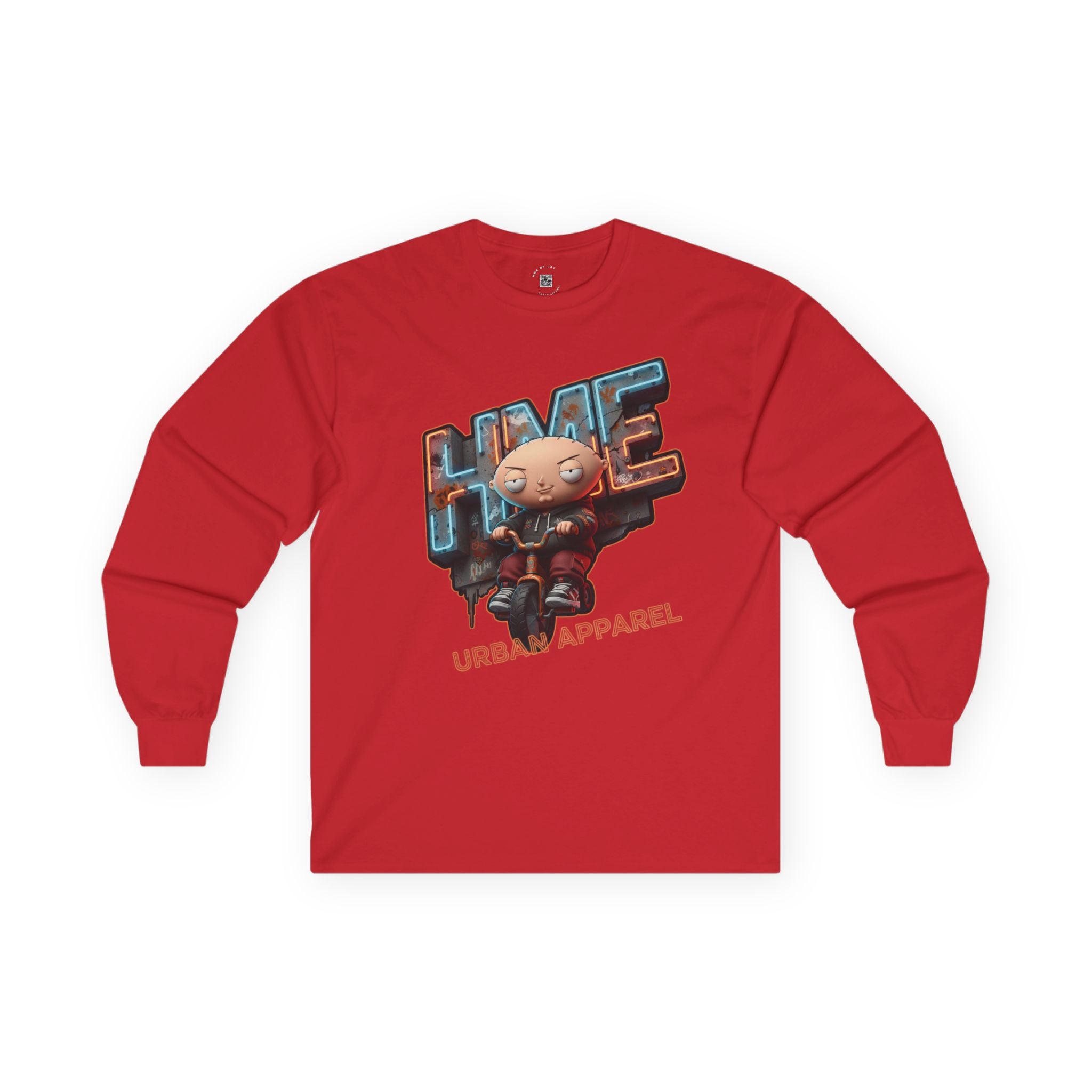 Stewie Griffin Urban Streetwear Long Sleeve Tee