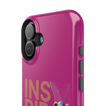 Phone Cases - HME Logo Bear, Inspired to take action Pink