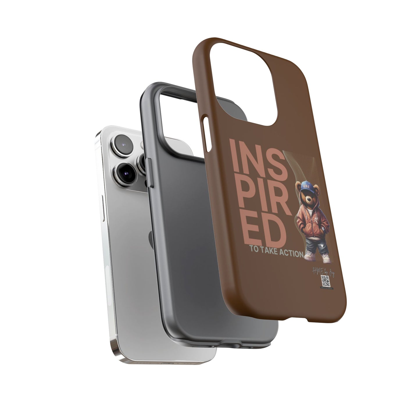 Phone Case - HME Bear Logo, Inspired to take action