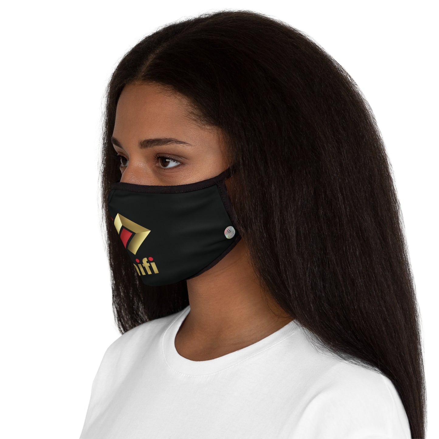 Unifi LM (Black) Fitted 2 layer Polyester Face Mask