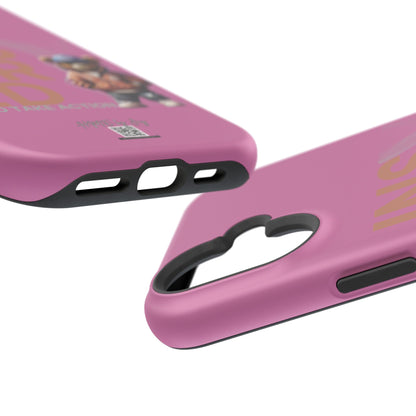 Phone Cases - HME Logo Bear, Inspired to take action light pink