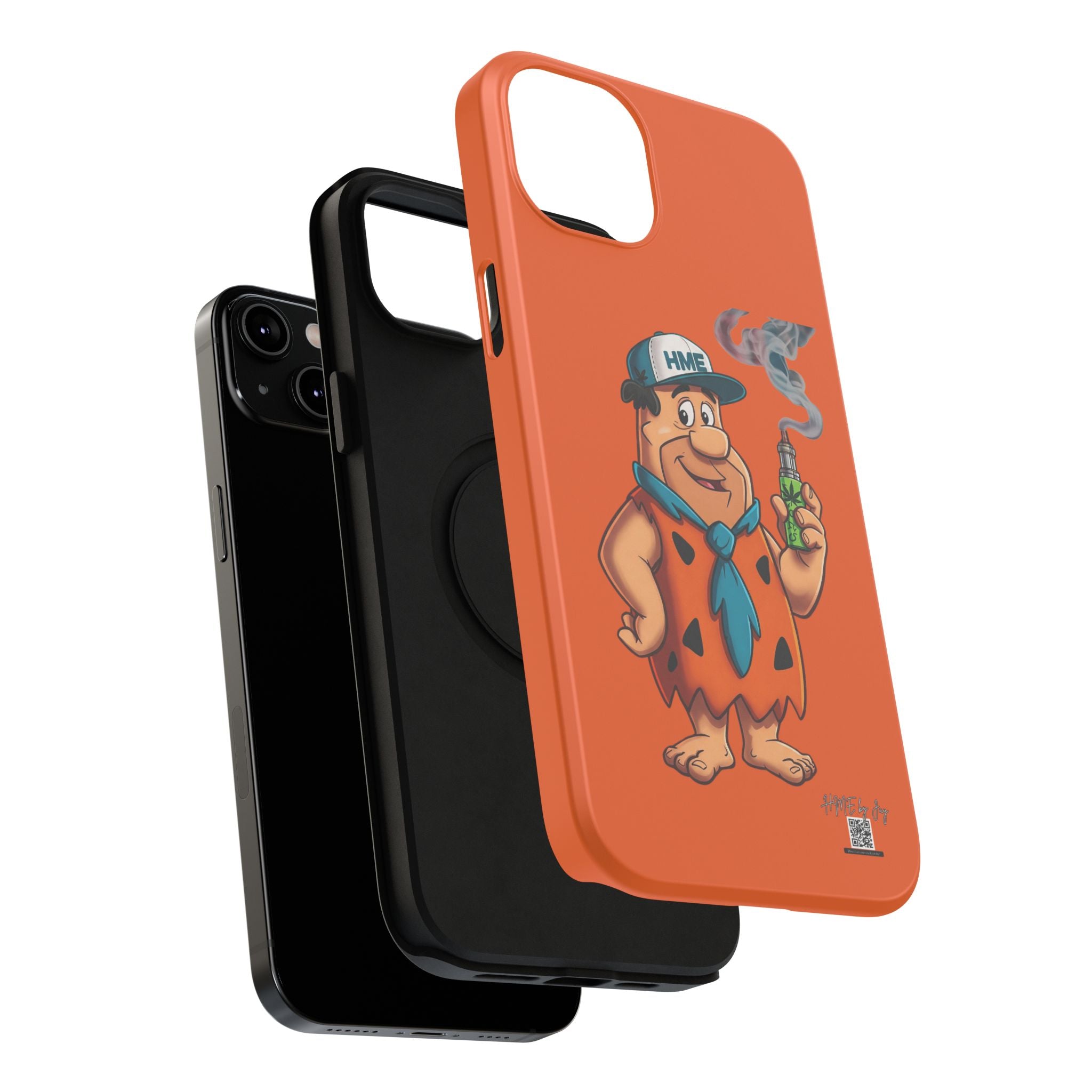 Phone Case - 420 Fred Flintstone with his THC Vape Pen Design
