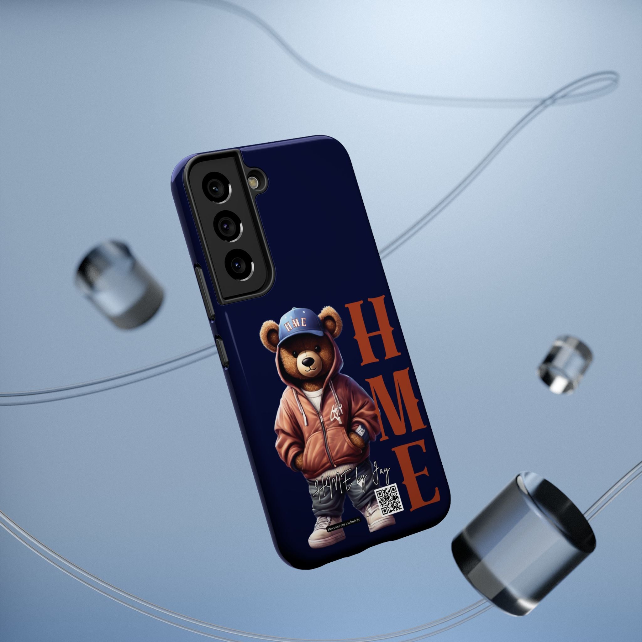 Phone Cases - HME Bear Logo Collection in Navy