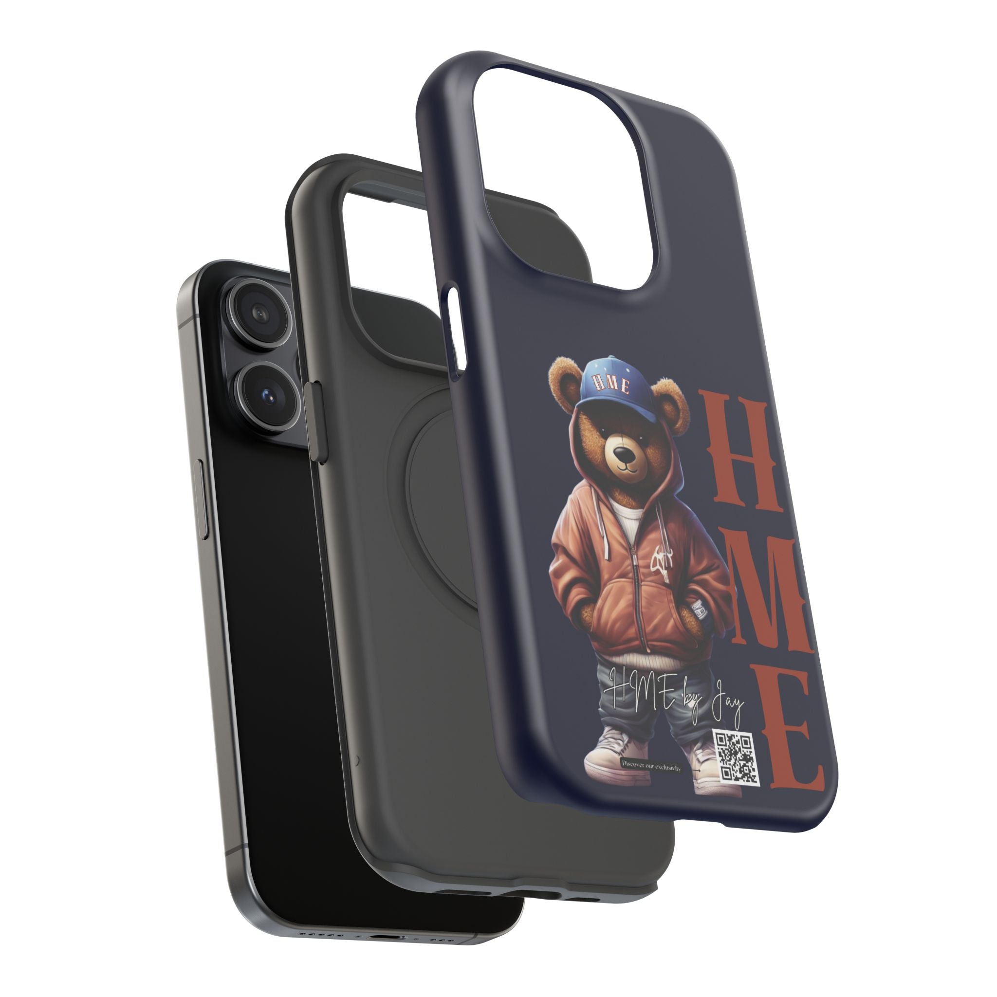 Phone Cases - HME Bear Logo Collection in Navy