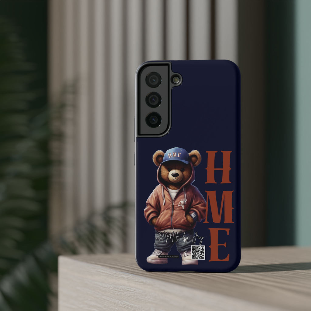 Phone Cases - HME Bear Logo Collection in Navy