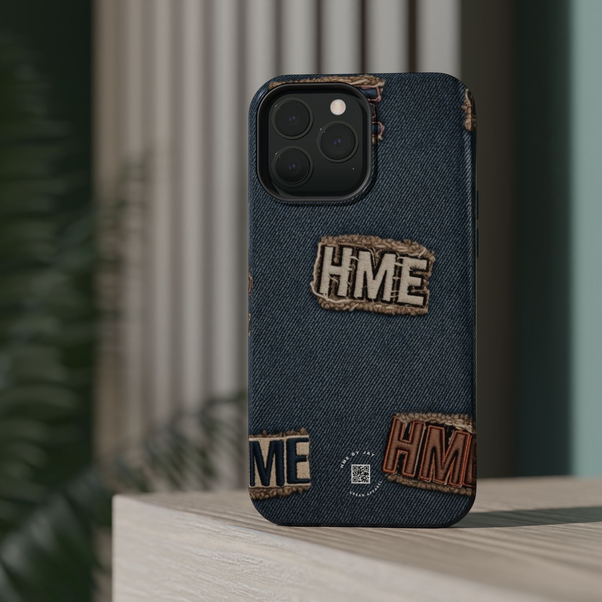 Denim HME Magnetic Impact-Resistant Case