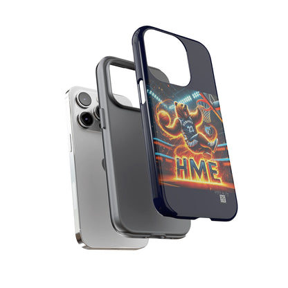 Phone Cases - Memphis Grizzlies Bear Dunkin on Fire Design