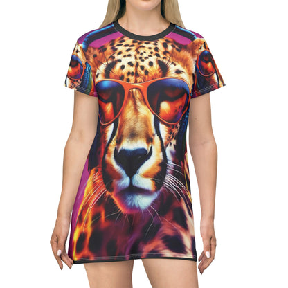 The Urban Cheetah Collection T-Shirt Dress