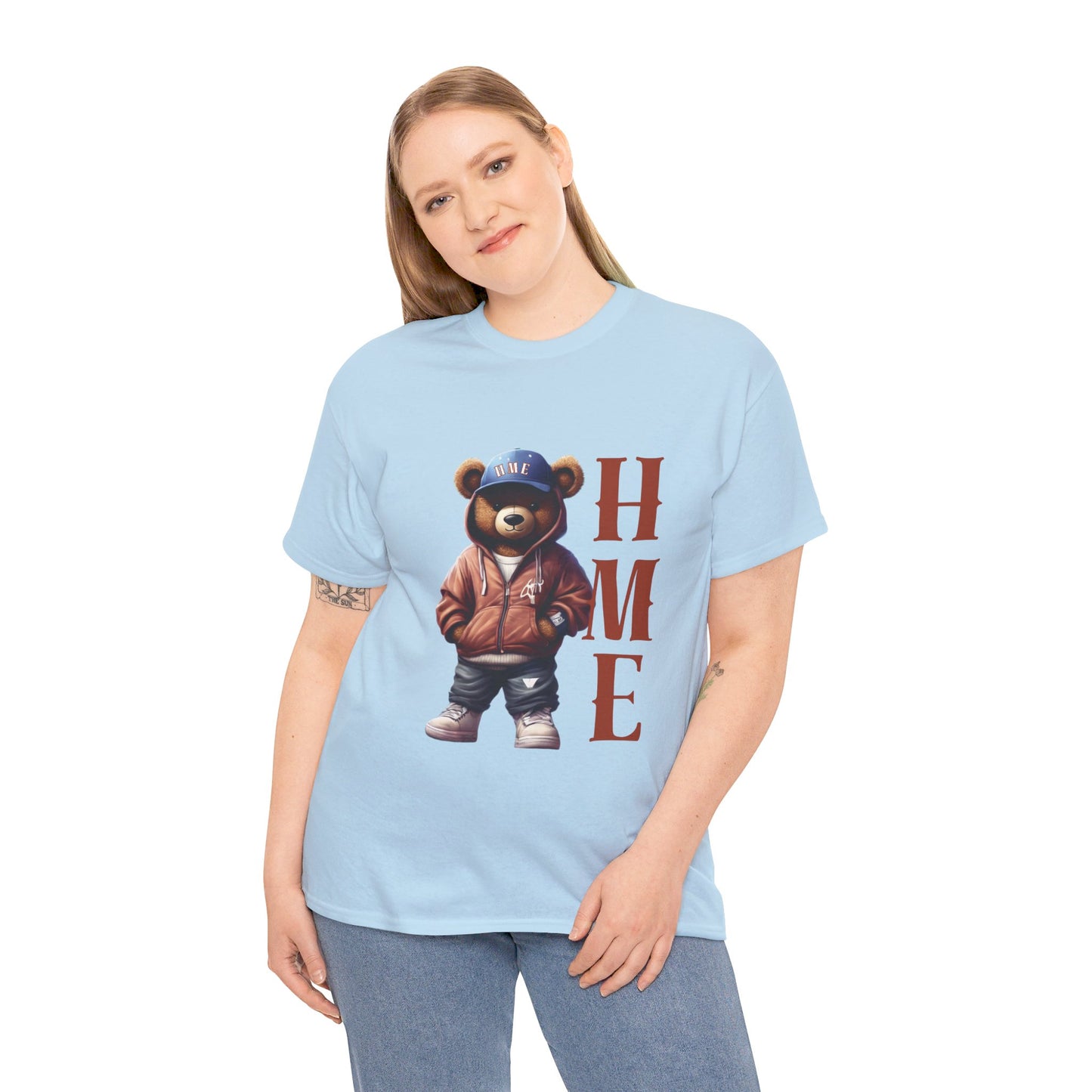 HME Bear Logo Collection Unisex Heavy Cotton Tee