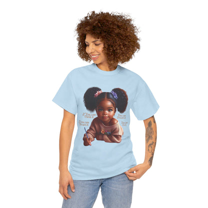 Ahnye’s Melanin Collection If you can think it Unisex Heavy Cotton Tee