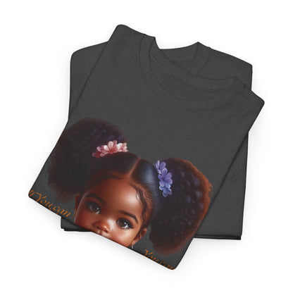 Ahnye’s Melanin Collection If you can think it Unisex Heavy Cotton Tee