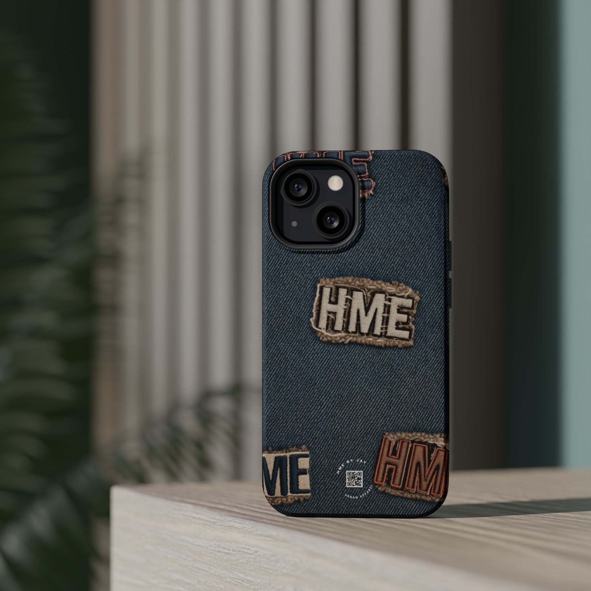 Denim HME Magnetic Impact-Resistant Case