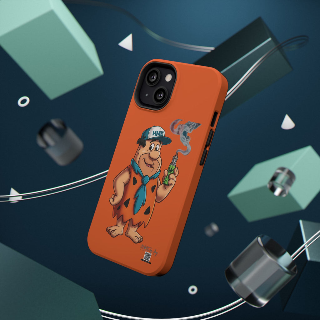 Phone Case - 420 Fred Flintstone with his THC Vape Pen Design