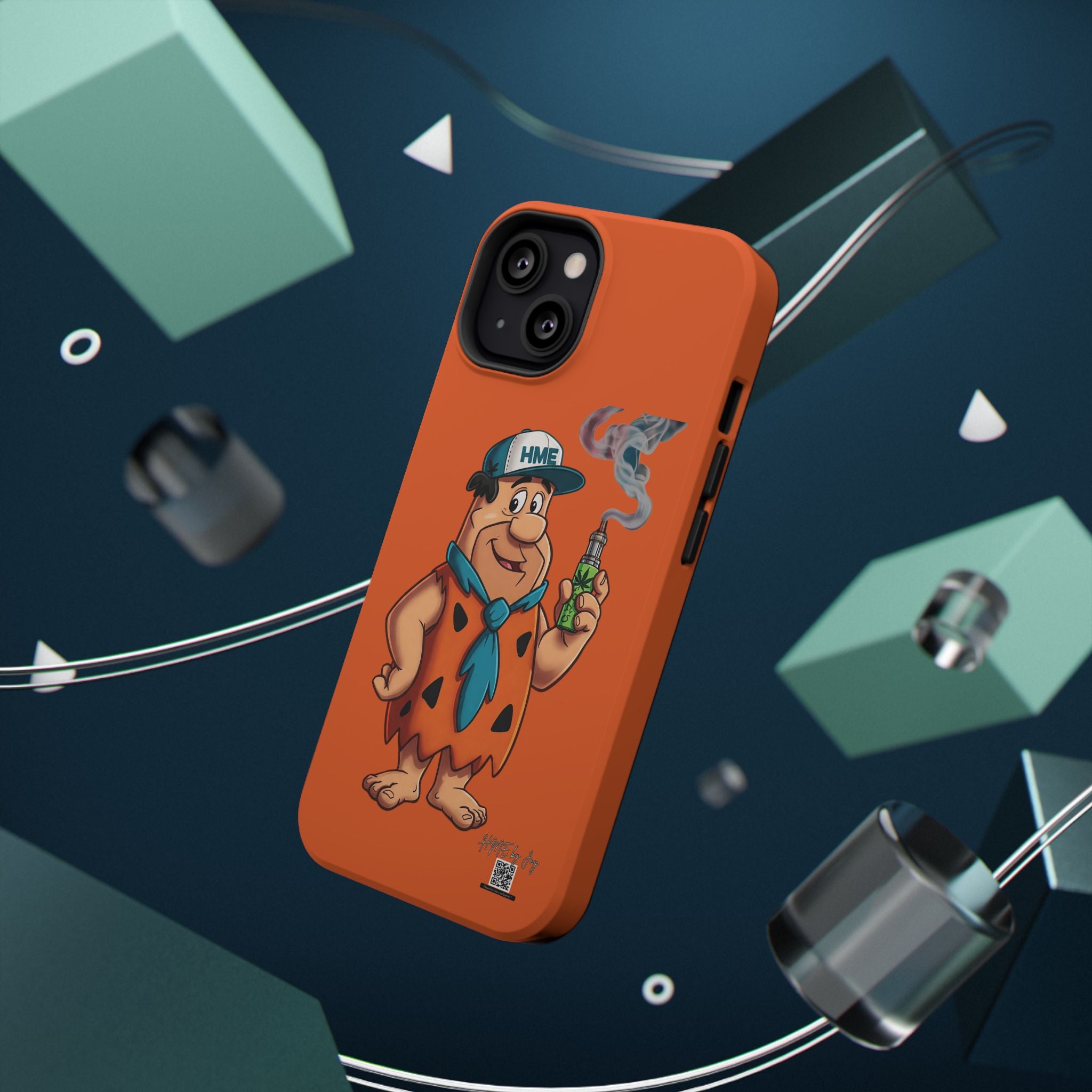Phone Case - 420 Fred Flintstone with his THC Vape Pen Design