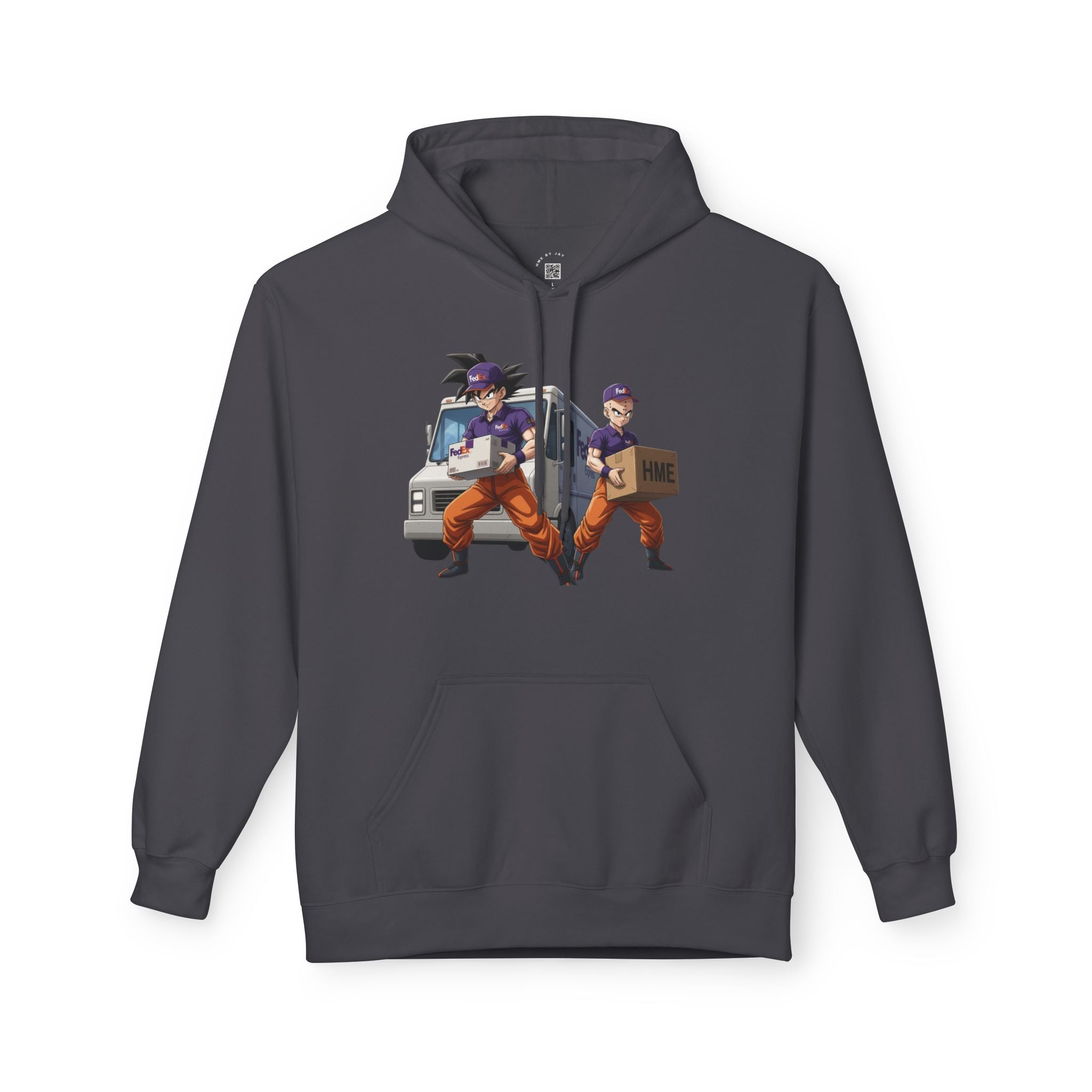 Anime-Inspired Midweight Fleece Hoodie for Fans