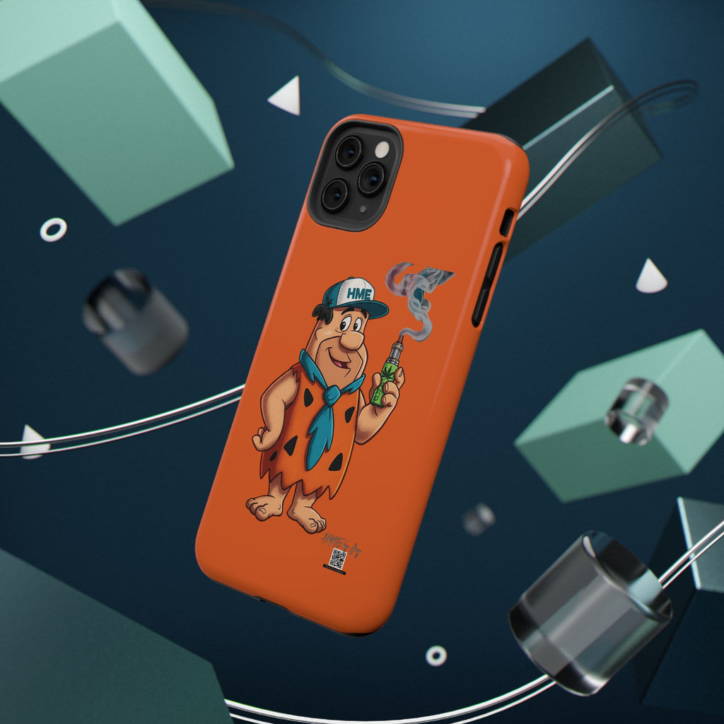 Phone Case - 420 Fred Flintstone with his THC Vape Pen Design