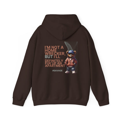 HME Bear Logo Hoodie - I'm not a Home Wrecker Design