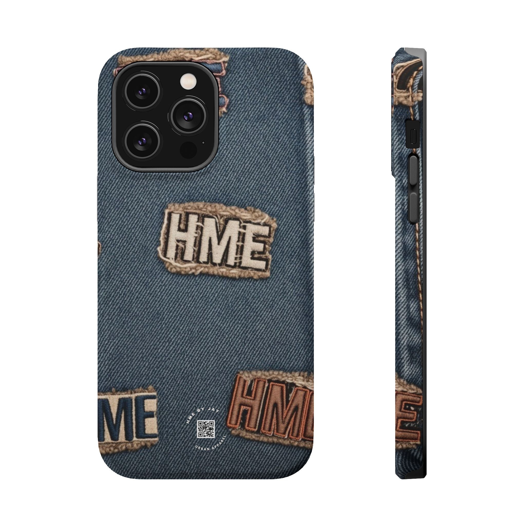 Denim HME Magnetic Impact-Resistant Case