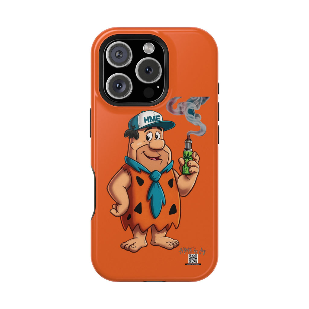 Phone Case - 420 Fred Flintstone with his THC Vape Pen Design