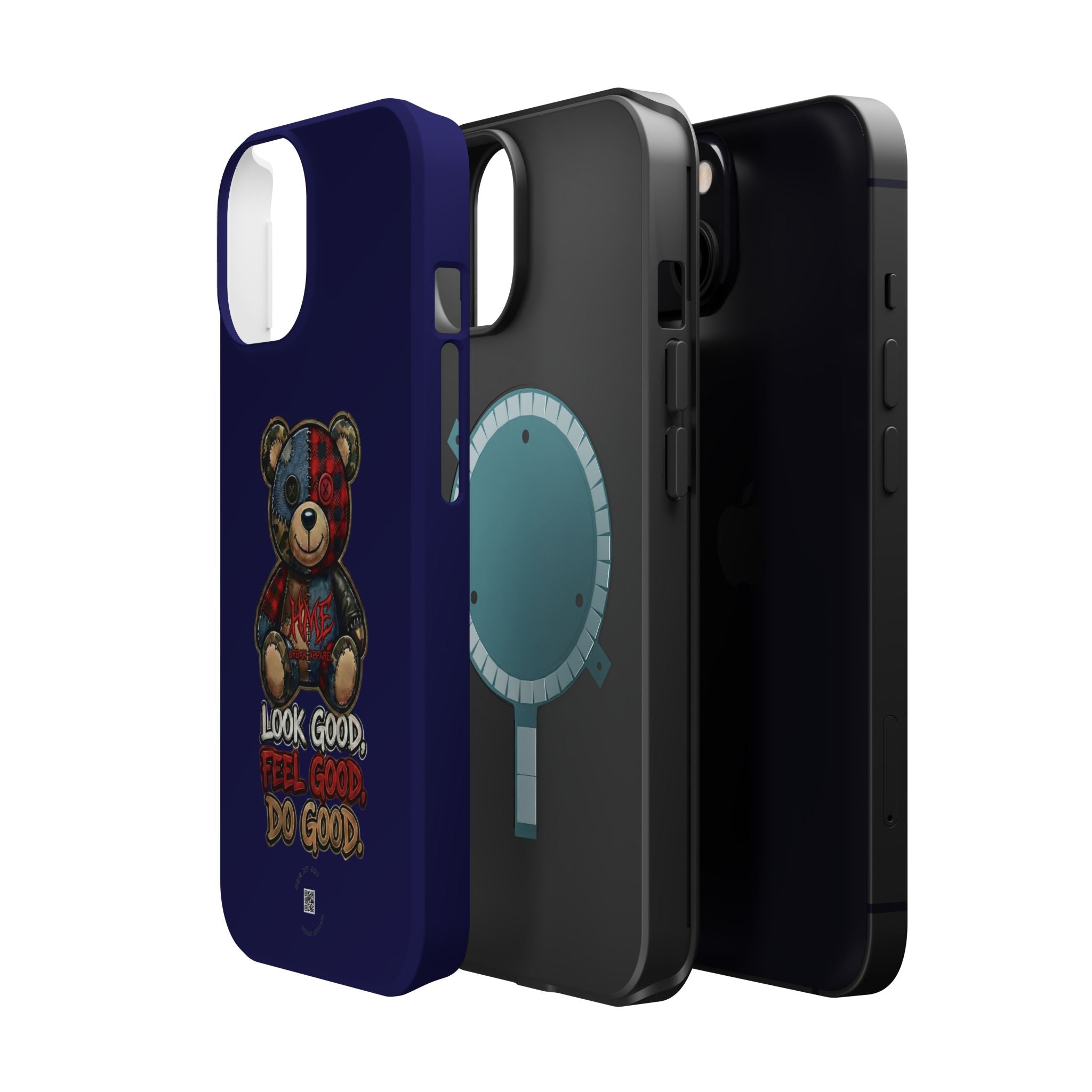 Phone Case — "Look Good, Feel Good, Do Good" Teddy Magnetic Impact-Resistant Case