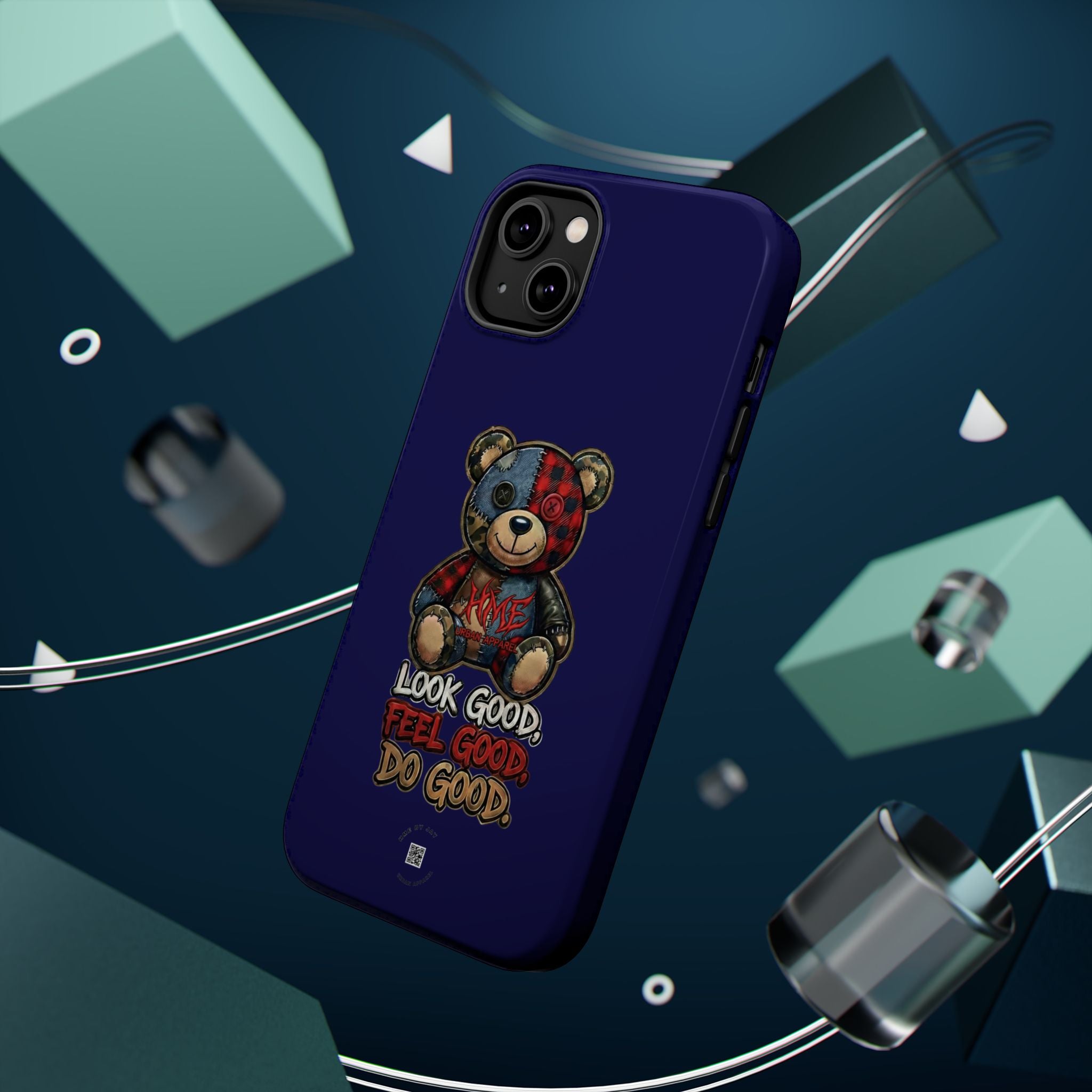 Phone Case — "Look Good, Feel Good, Do Good" Teddy Magnetic Impact-Resistant Case
