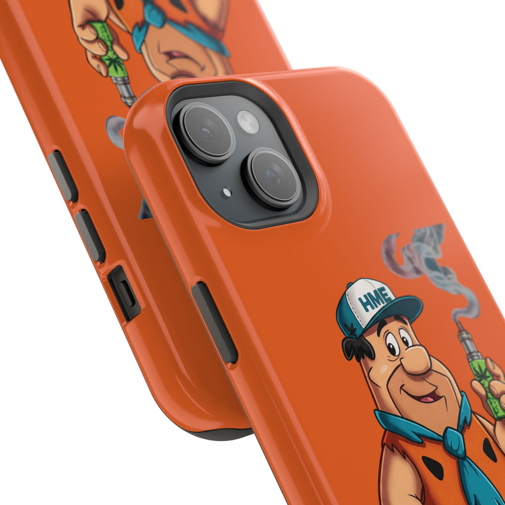 Phone Case - 420 Fred Flintstone with his THC Vape Pen Design