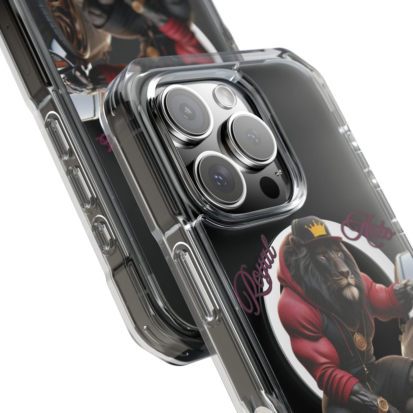 Magnetic Clear Impact Cases – Royal Auto King Design