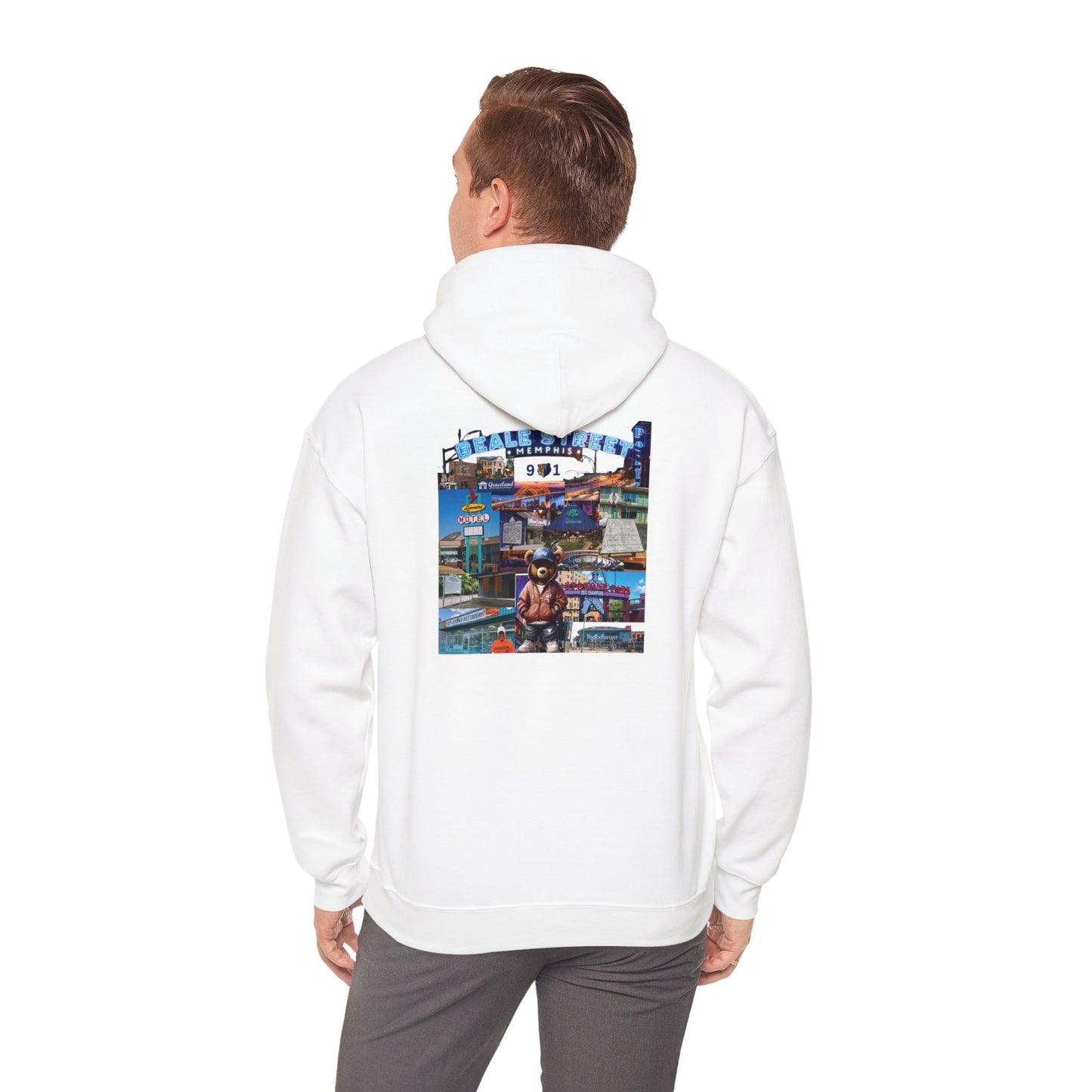 The Rep Yo City Collection Memphis (901) Unisex Heavy Blend™ Hooded Sweatshirt