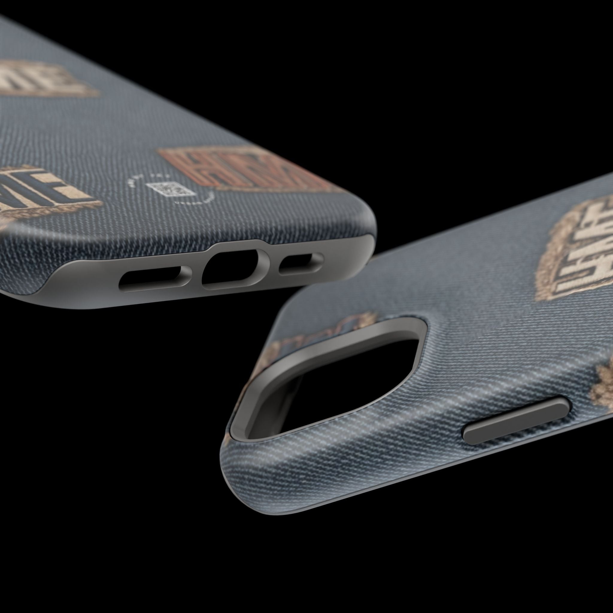 Denim HME Magnetic Impact-Resistant Case