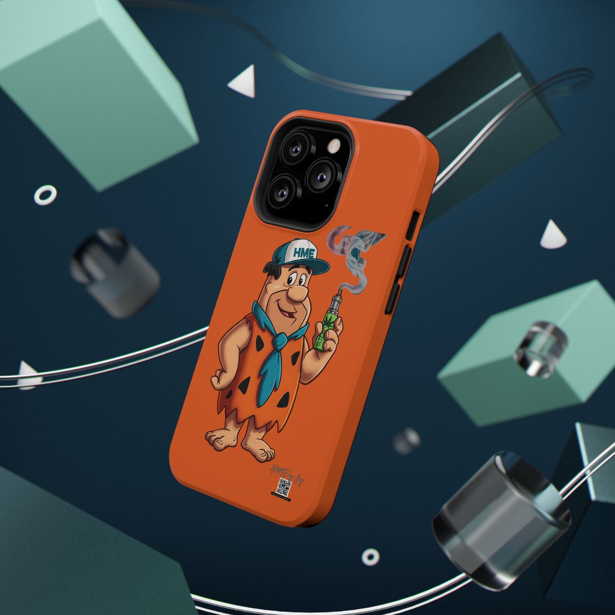 Phone Case - 420 Fred Flintstone with his THC Vape Pen Design