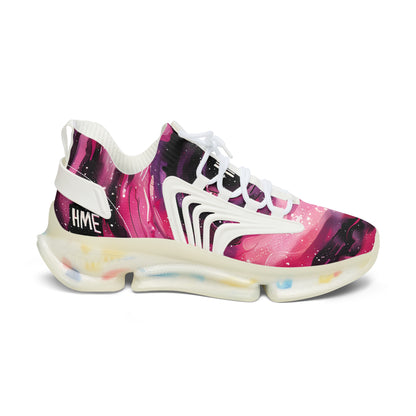 FlexComfort Pink Galaxy Women's Mesh Sneakers