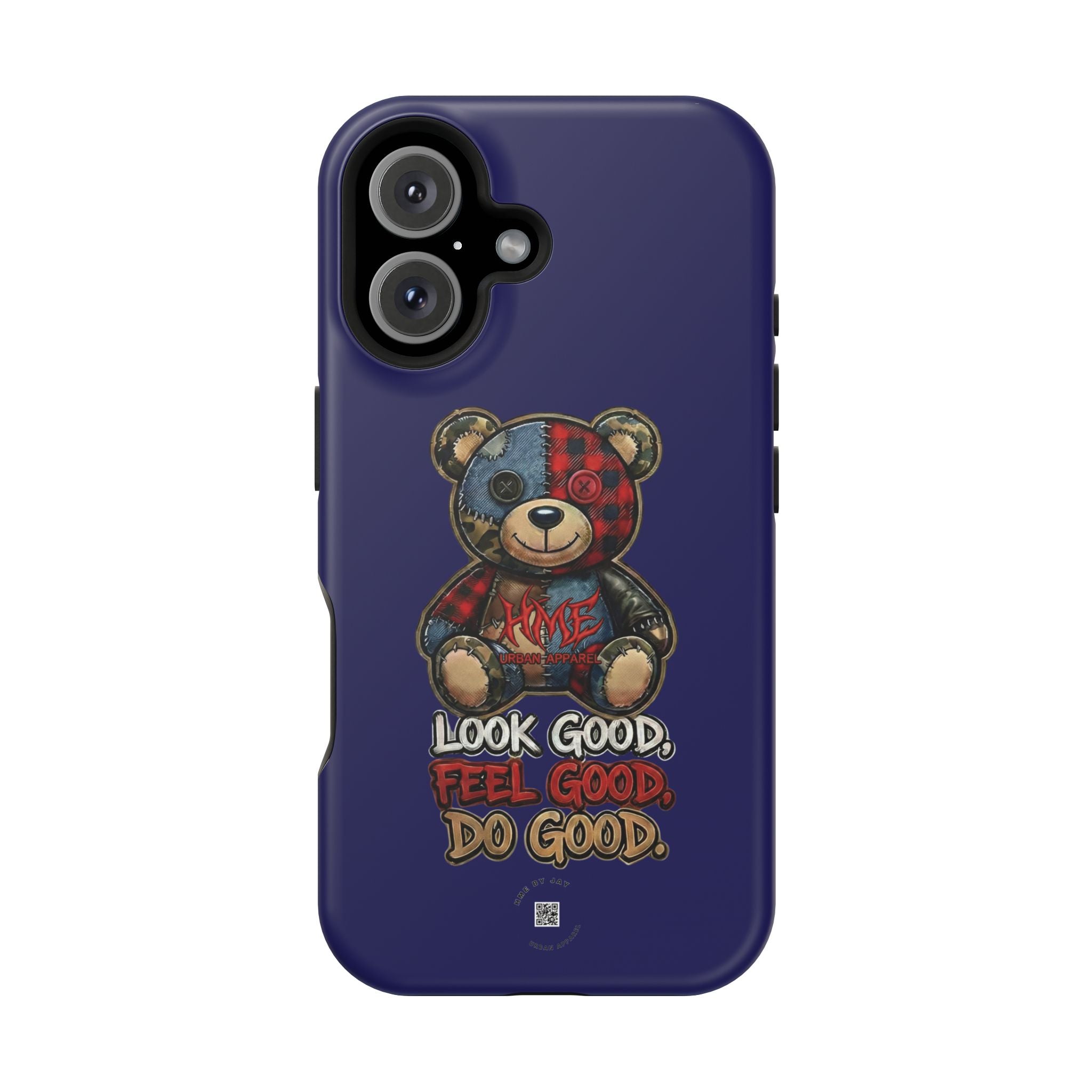 Phone Case — "Look Good, Feel Good, Do Good" Teddy Magnetic Impact-Resistant Case