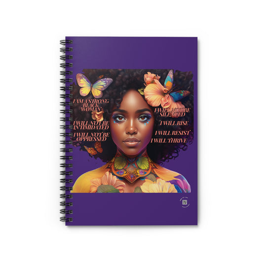 Spiral Notebook - Ahnye's Melanin Collection