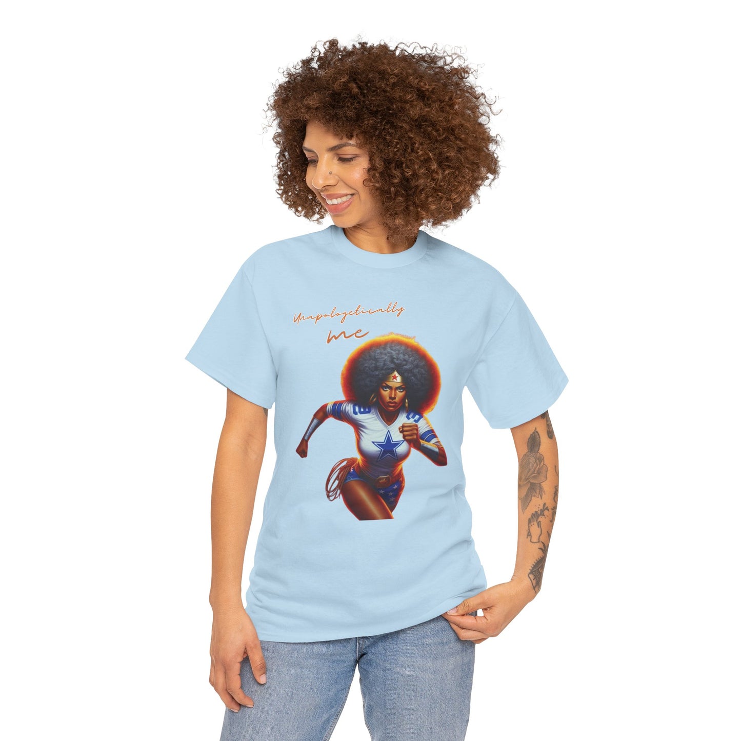 HME Dallas Wonder Woman Unapologetically Unisex Heavy Cotton Tee