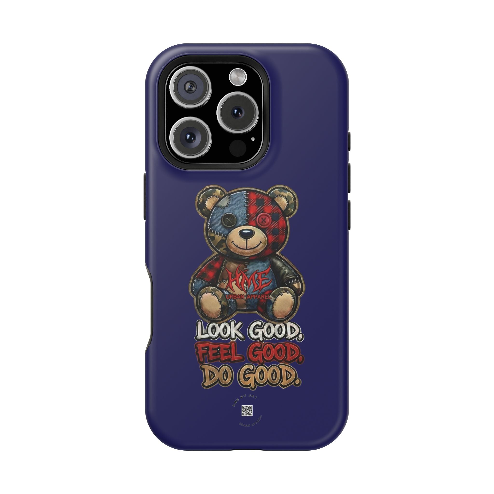 Phone Case — "Look Good, Feel Good, Do Good" Teddy Magnetic Impact-Resistant Case
