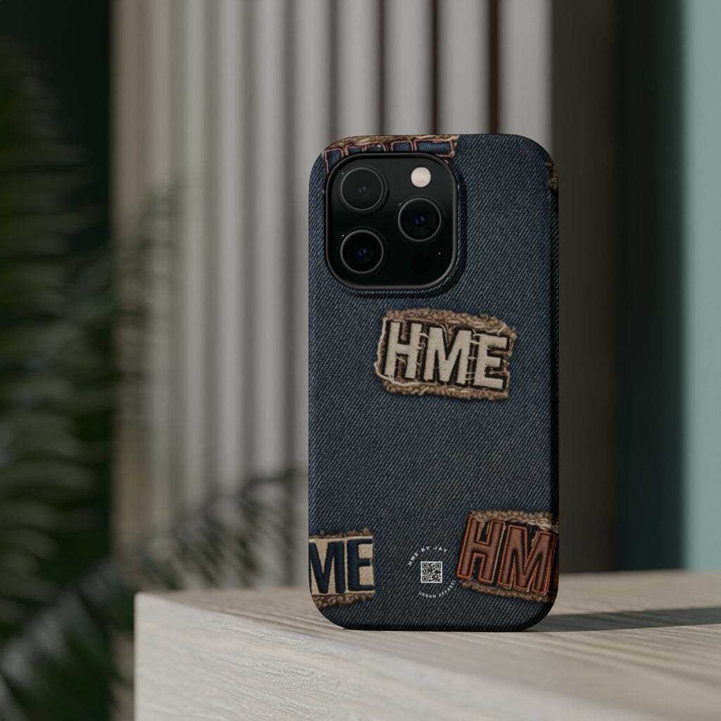 Denim HME Magnetic Impact-Resistant Case
