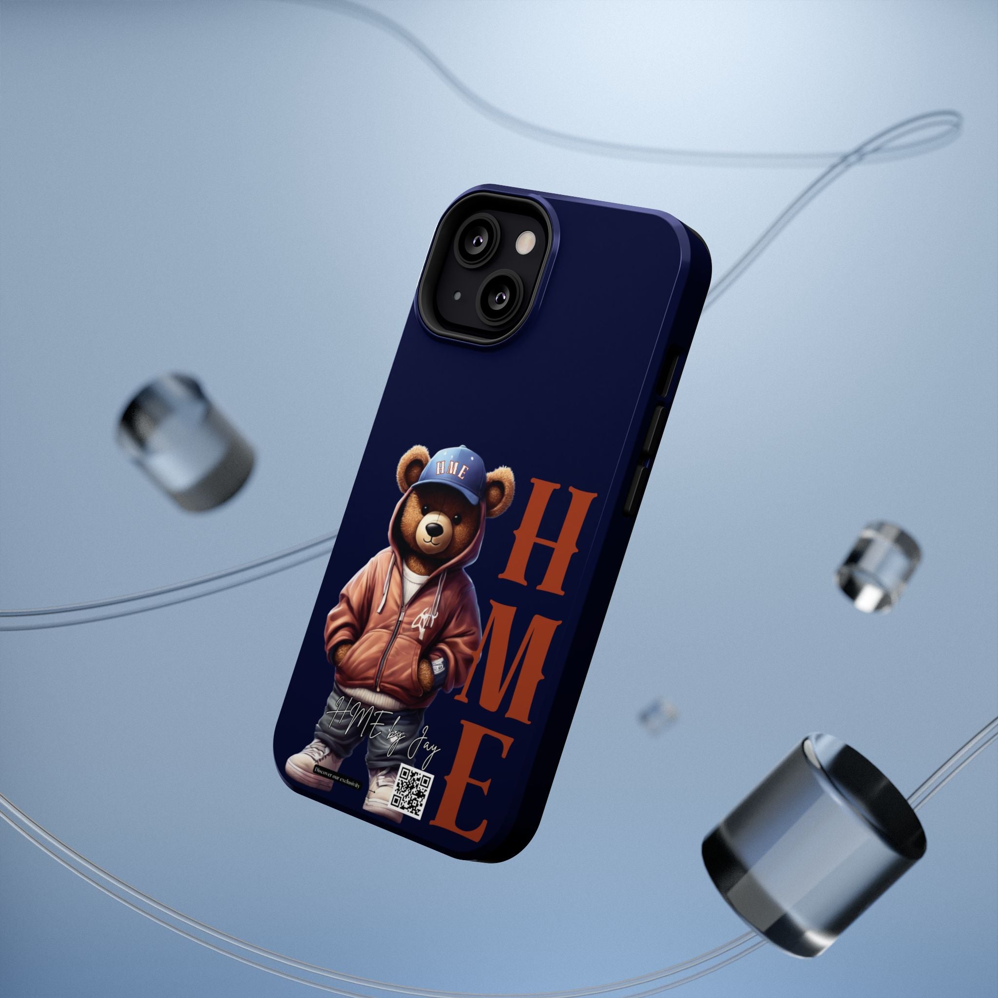 Phone Cases - HME Bear Logo Collection in Navy