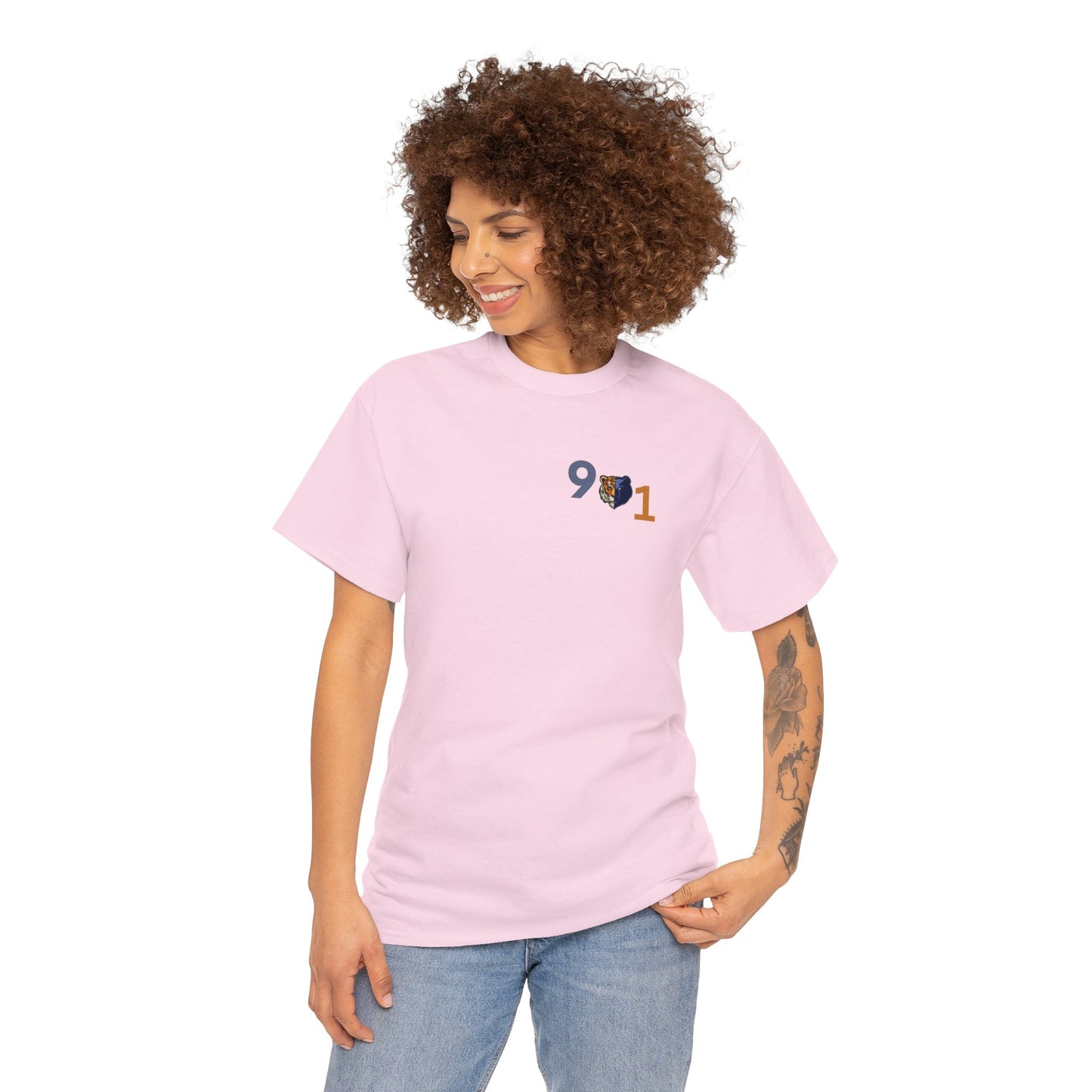 HME Rep Yo City (Memphis) 901 Collection Unisex Heavy Cotton Tee