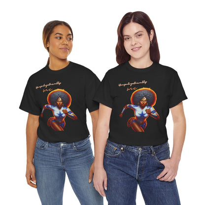 HME Dallas Wonder Woman Unapologetically Unisex Heavy Cotton Tee