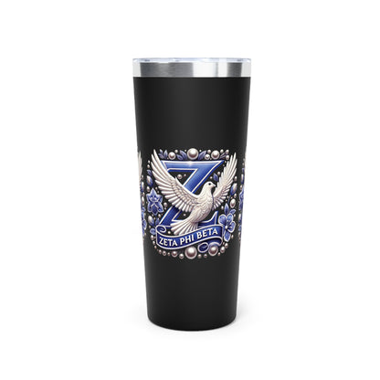 Tumbler - Ahnye's Melanin Collection Devine 9 Zeta Phi Beta Sorority 22oz
