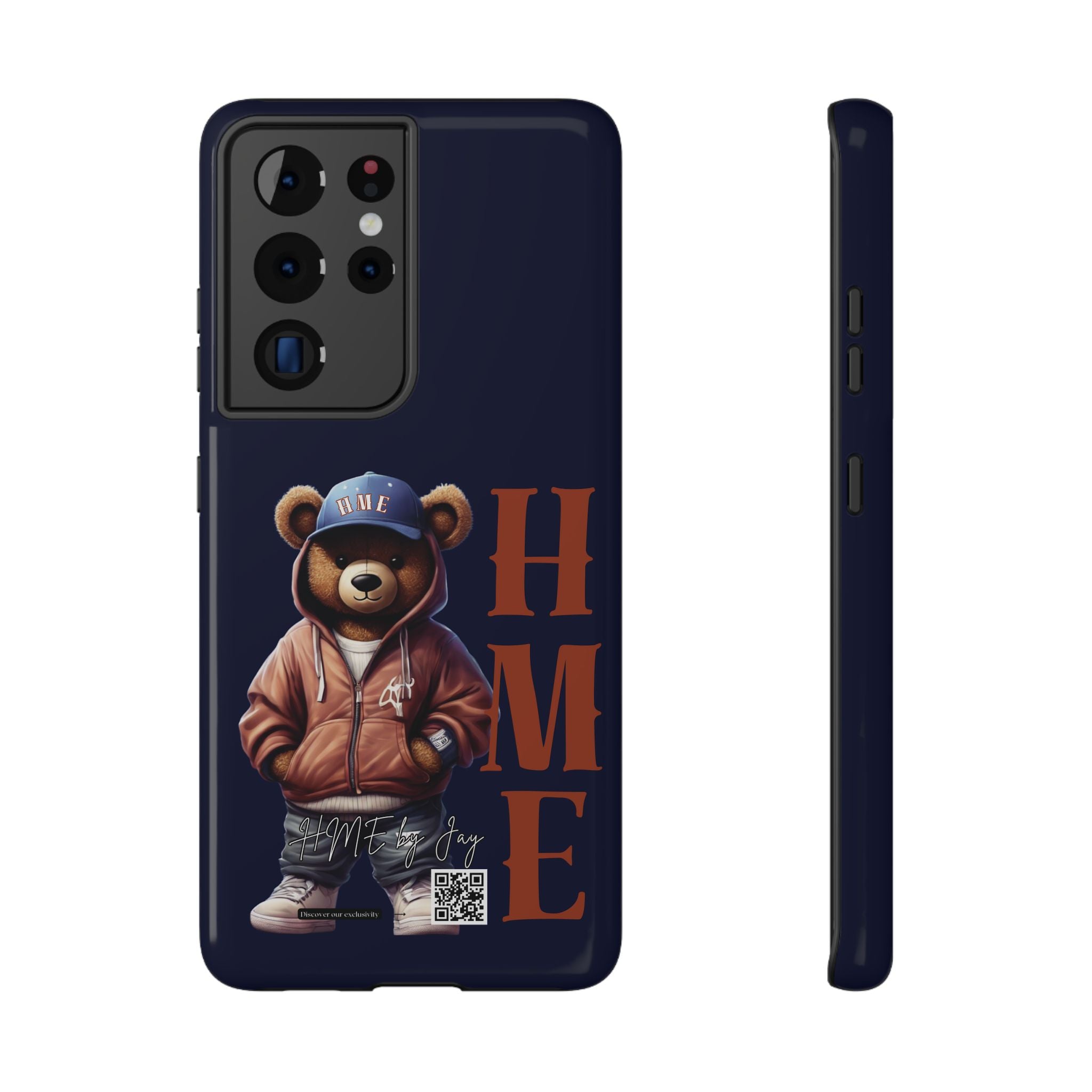 Phone Cases - HME Bear Logo Collection in Navy