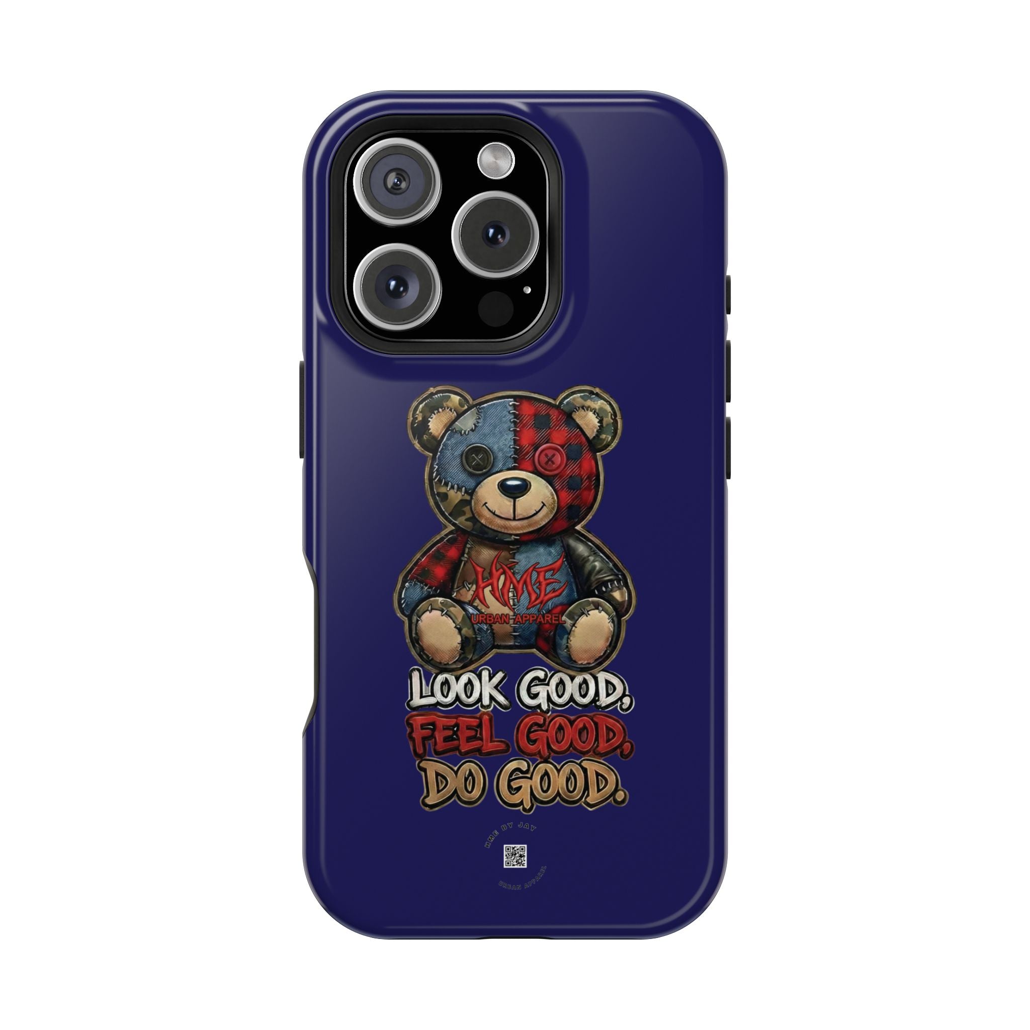 Phone Case — "Look Good, Feel Good, Do Good" Teddy Magnetic Impact-Resistant Case