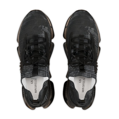 HME FlexComfort Black & Grey Men's Mesh Sneakers